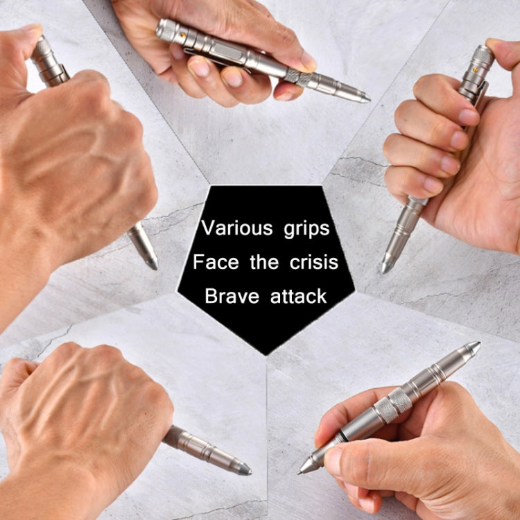 P08 Outdoor LED With Flashing Tungsten Steel Window Breaking Self-Defense Pen P08 Outdoor LED With Flashing Tungsten Steel Window Breaking Self-Defense Pen